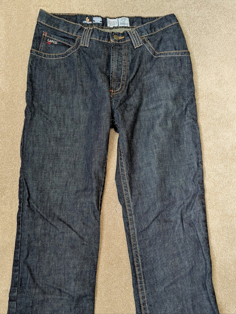 LAPCO FR Dark Blue Men's Straight-Leg Jeans